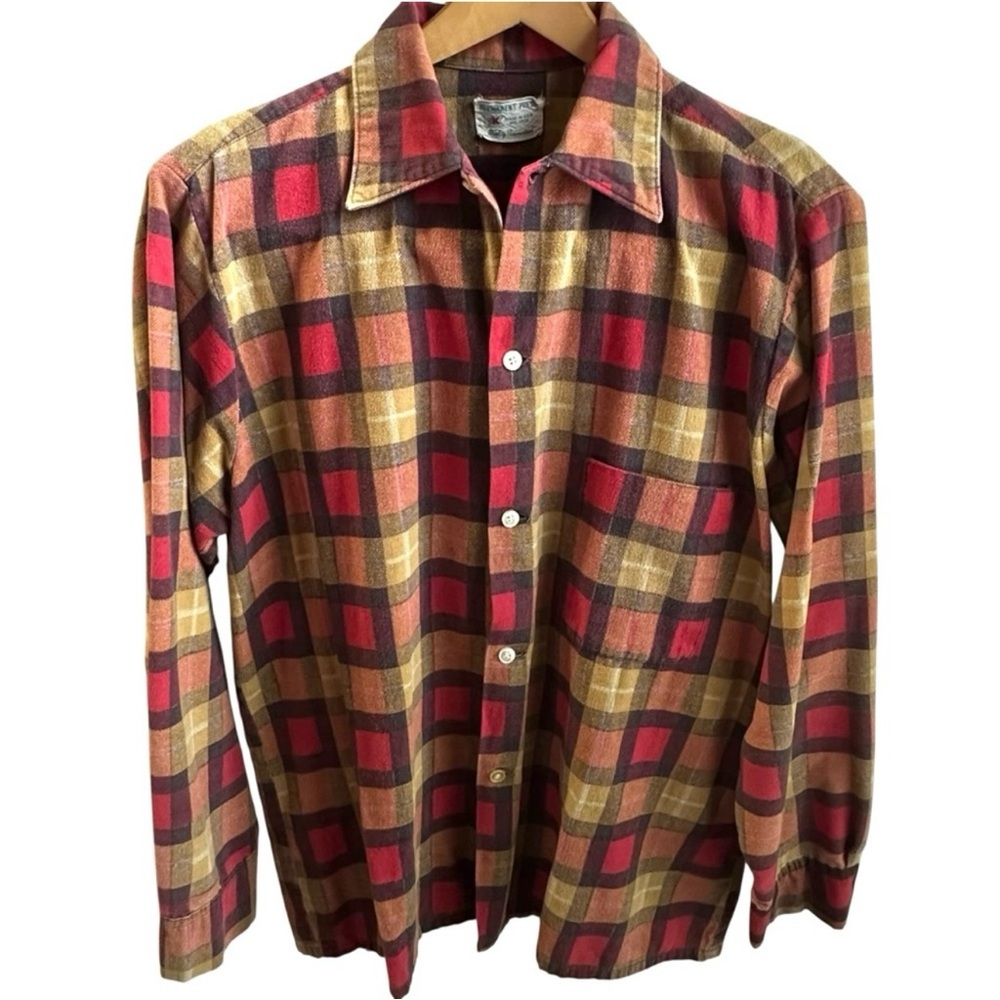 Vintage Kmart Plaid Shirt M